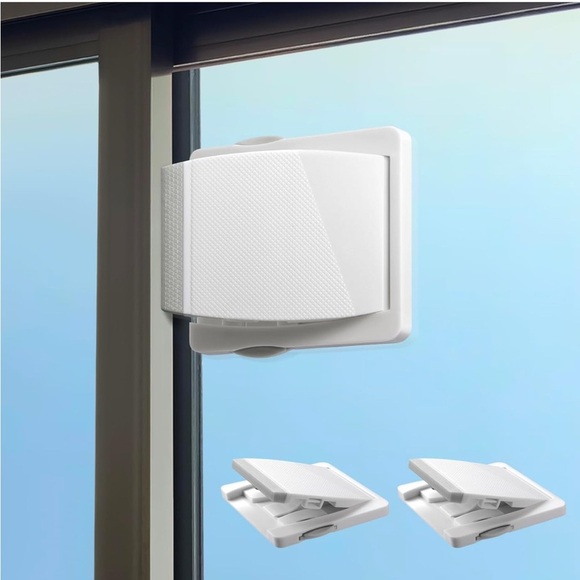 Sliding Door / Window Lock 2 Pack Sliding Glass Door Child Safety Lock New - Picture 1 of 4